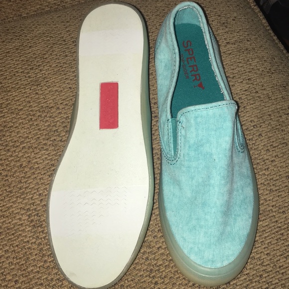 Sperry seaside drink (turquoise) Sz. 8.5 - Picture 3 of 4